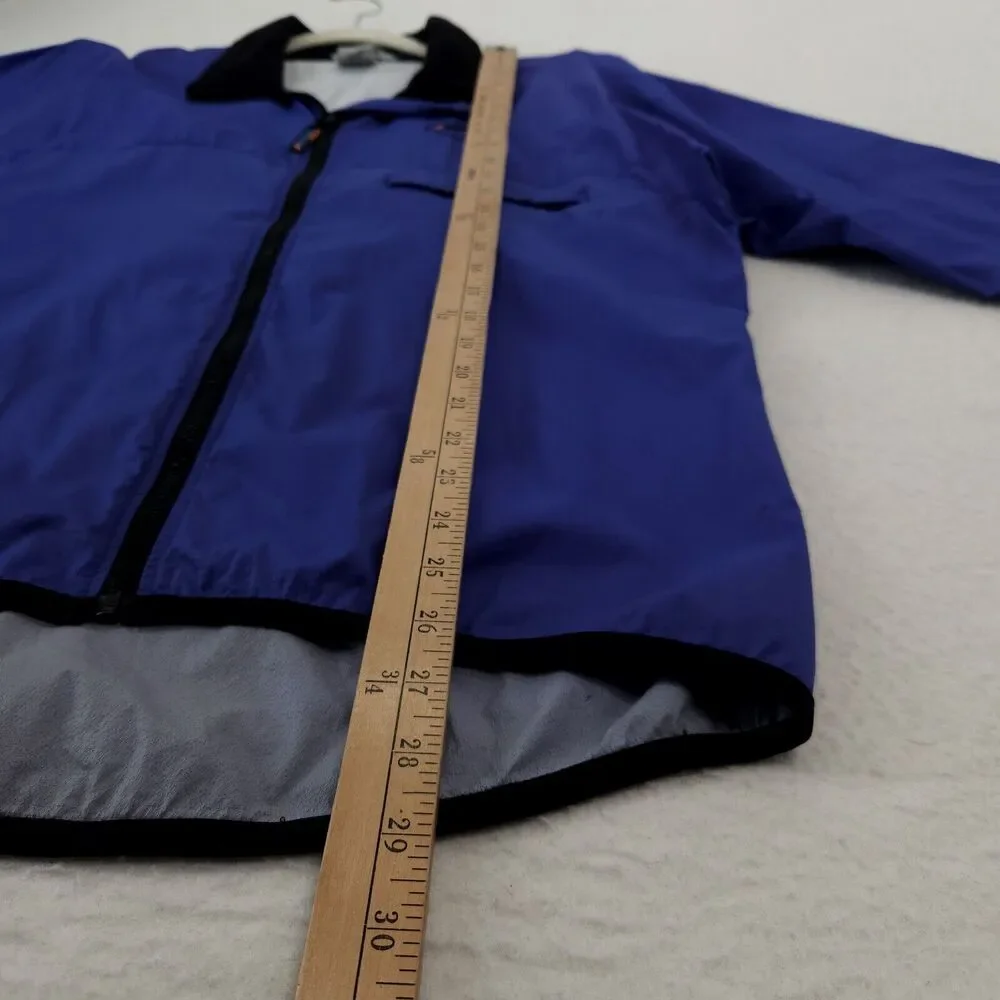 VTG Brooks Men’s M‎ Activent Windbreaker Jacket Blue Lightweight Water-Resistant